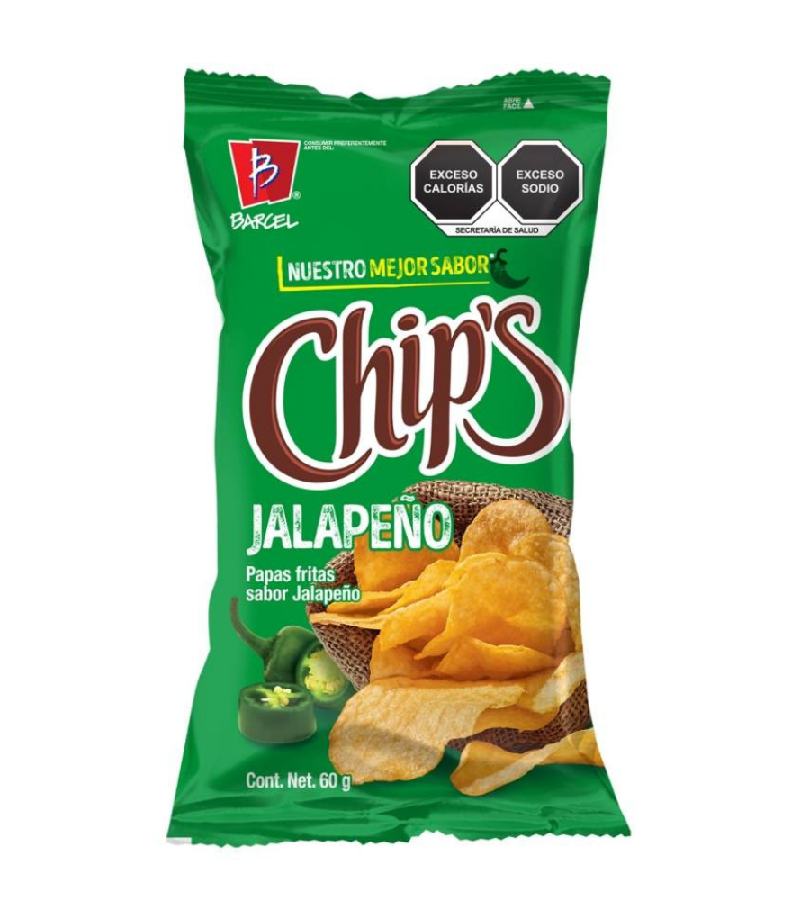 7500810011492 Chips Jalapeño 60 gr